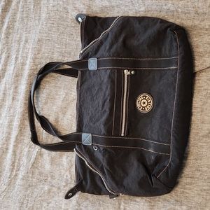 Vintage Kipling black tote bag